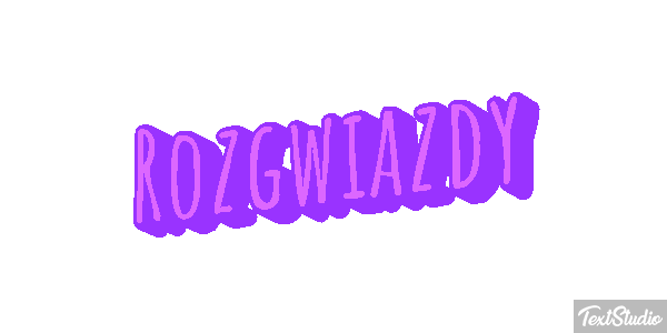 Rozgwiazdy Efekt tekstowy