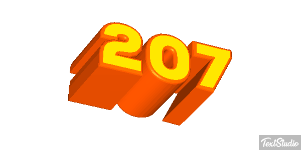 207 Texteffekt