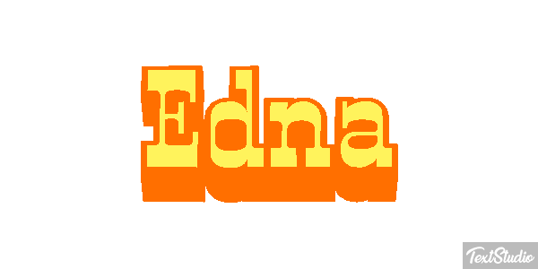 Edna Text effect
