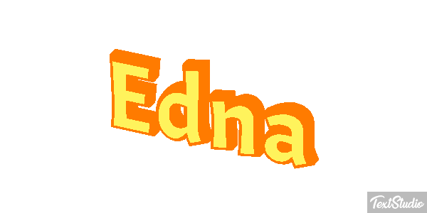 Edna Text effect