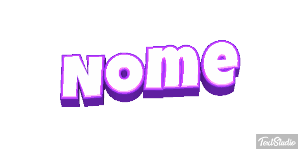Nome Efeito do texto