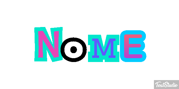 Nome Efeito do texto