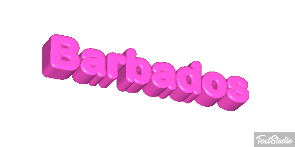 Barbados Text effect