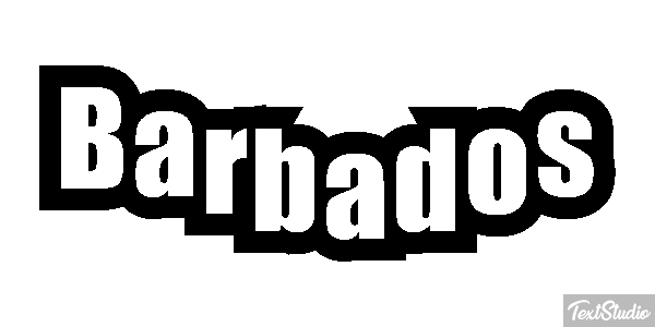 Barbados Text effect