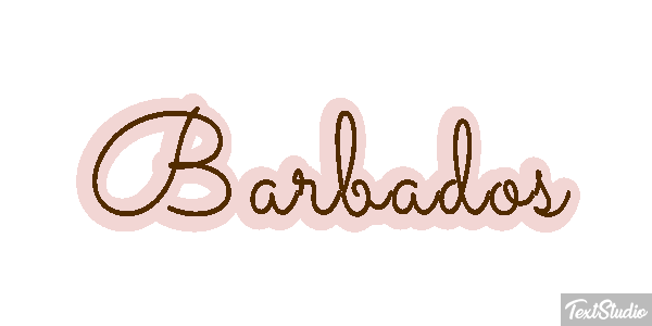 Barbados Text effect