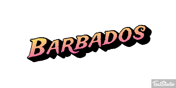 Barbados Text effect