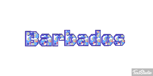 Barbados Text effect