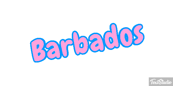 Barbados Text effect