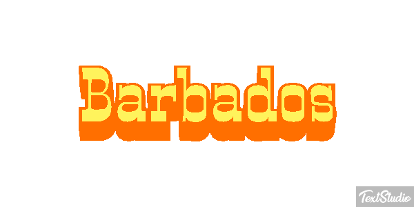 Barbados Text effect