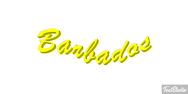 Barbados Text effect