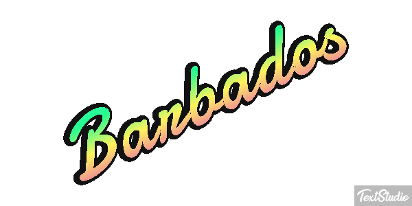 Barbados Text effect