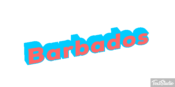 Barbados Text effect