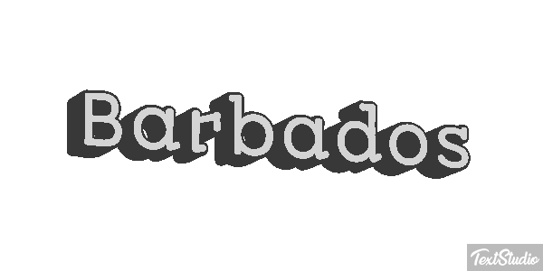 Barbados Text effect