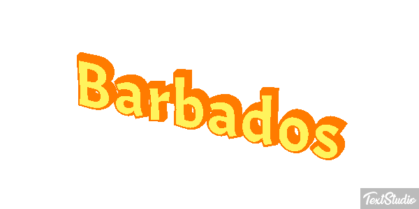 Barbados Text effect