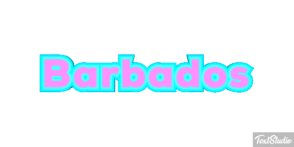 Barbados Text effect
