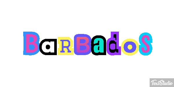 Barbados Text effect