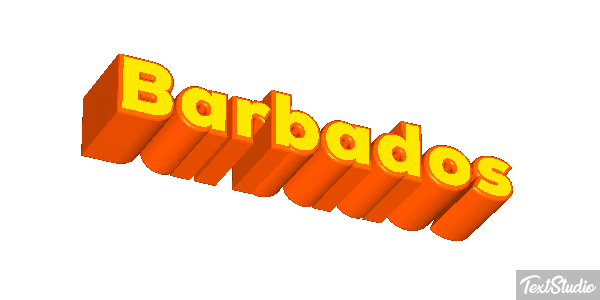 Barbados Text effect