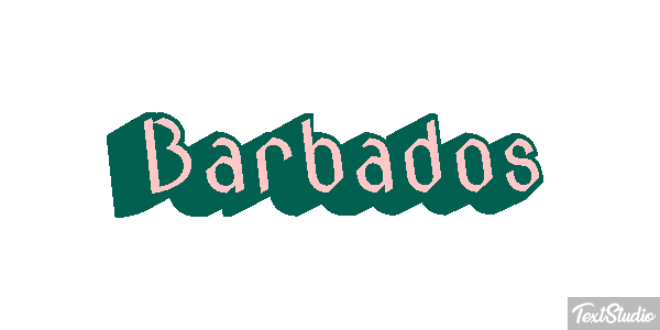 Barbados Text effect