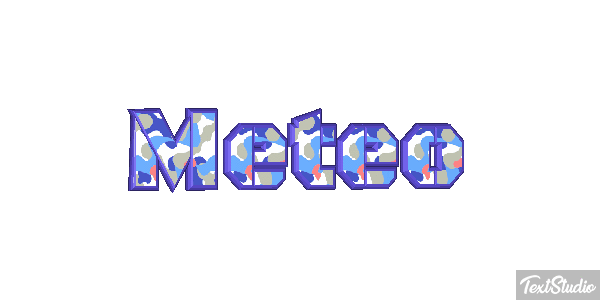 Météo Text effect