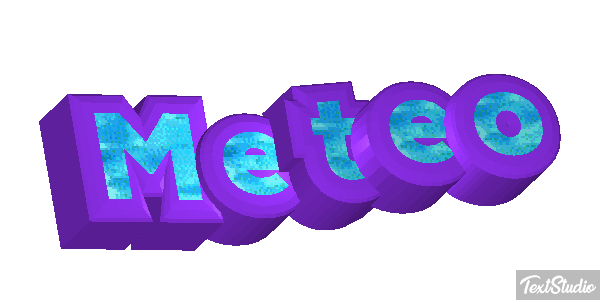 Météo Text effect