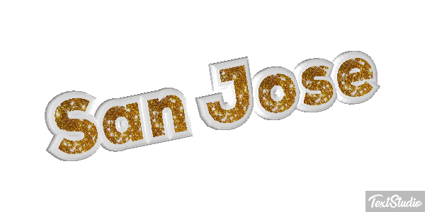 San José Texteffekt