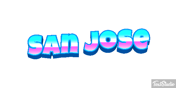 San José Texteffekt