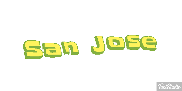 San José Texteffekt