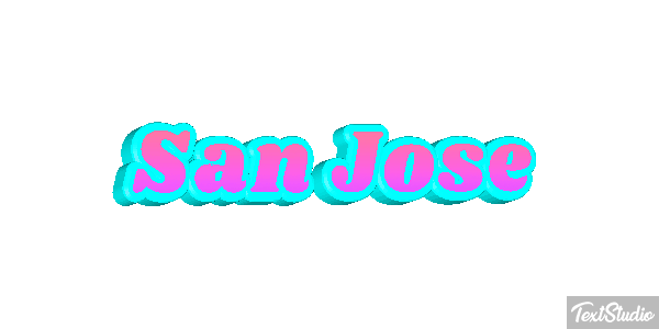 San José Texteffekt