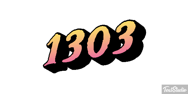 1303 Текстовый эффект