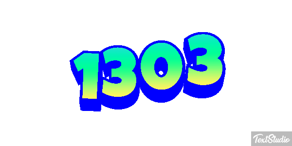 1303 Текстовый эффект