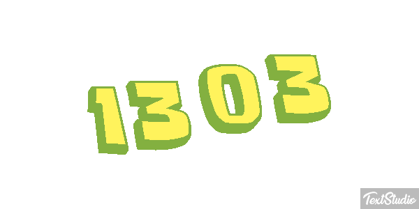1303 Текстовый эффект