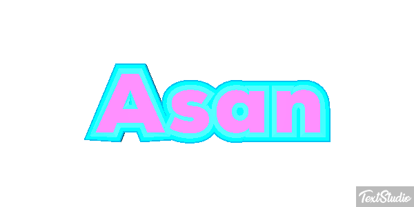 Asan Text effect