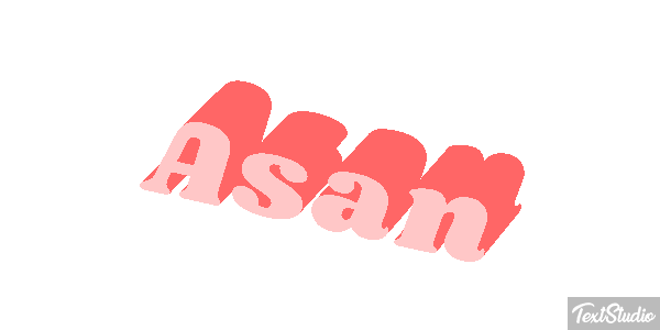 Asan Text effect