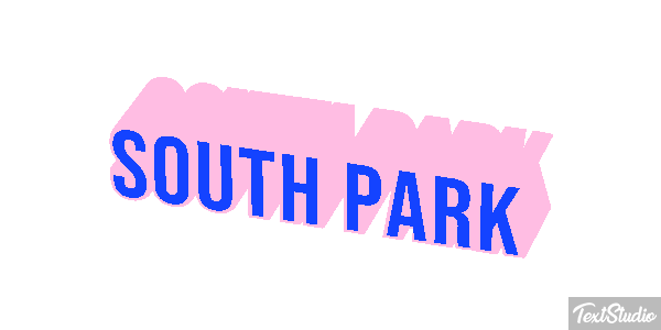 South Park Effet de texte