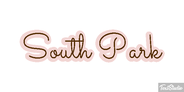 South Park Effet de texte