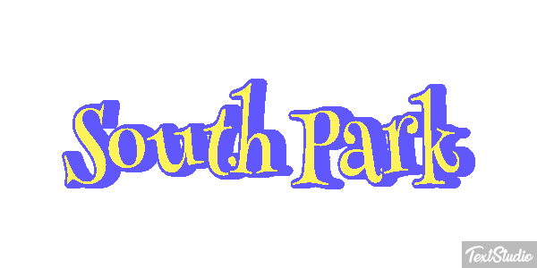 South Park Effet de texte