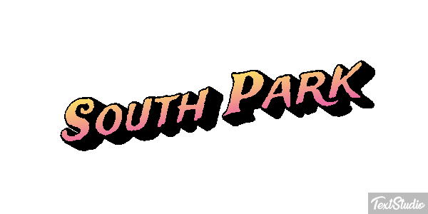 South Park Effet de texte