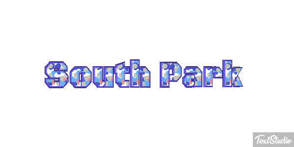South Park Effet de texte
