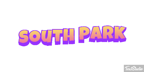 South Park Effet de texte