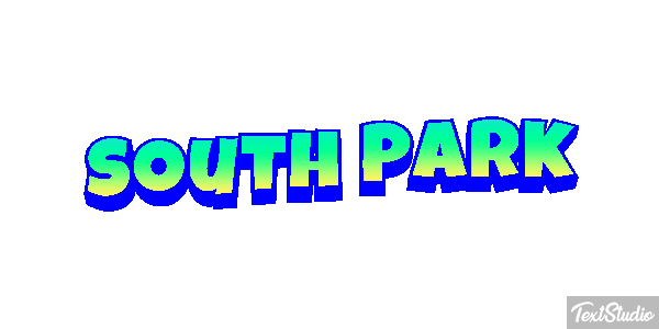 South Park Effet de texte