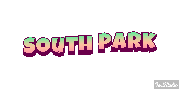 South Park Effet de texte