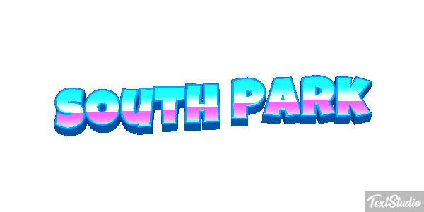 South Park Effet de texte