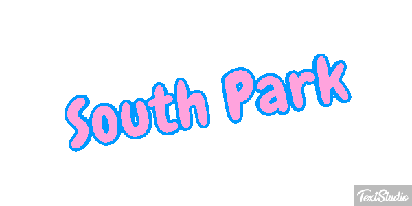 South Park Effet de texte