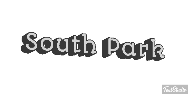 South Park Effet de texte