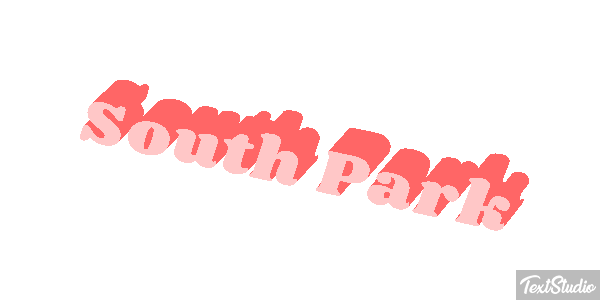 South Park Effet de texte