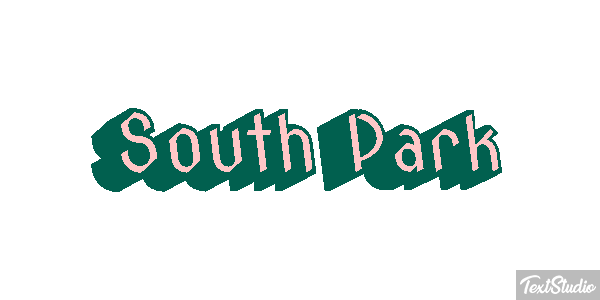 South Park Effet de texte