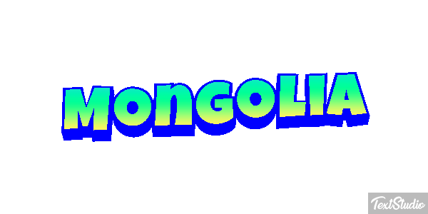 Mongolia Texteffekt