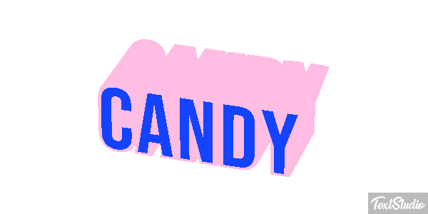 Candy Текстовый эффект