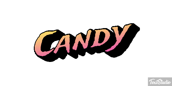Candy Текстовый эффект