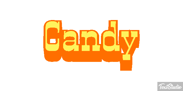 Candy Текстовый эффект